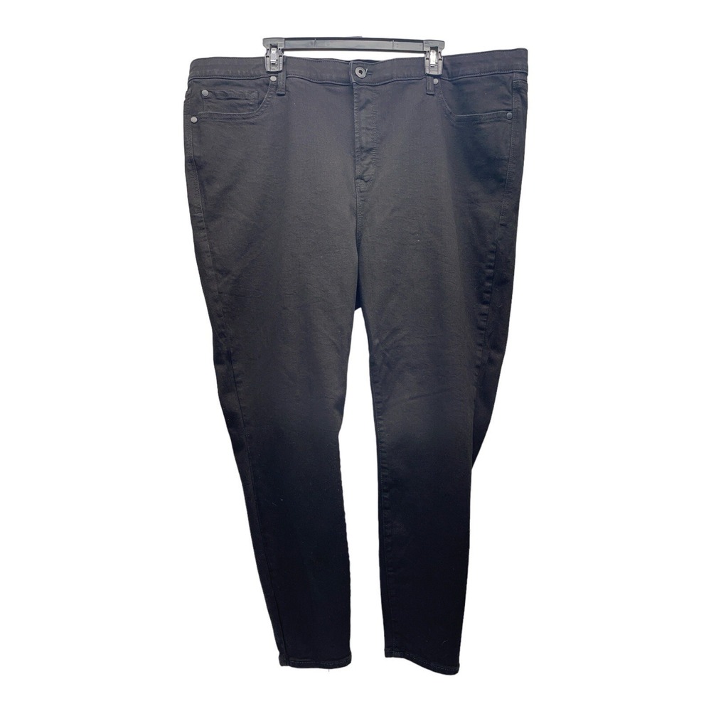 Torrid Premium Stretch Sky High Skinny 24R Women's‎ Black Jeanna Pants